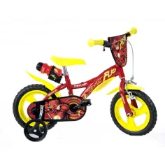 Bicicleta infantil DC Flash de tamaño 12 - bicicleta Dino Bikes