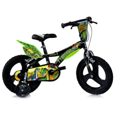 Bicicleta infantil T-Rex de dinosaurio tamaño 16 - bicicleta Dino Bikes