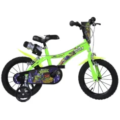 Bicicleta infantil Tini Ninja Turtles de tamaño 16 - bicicleta Dino bikes