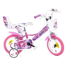 Bicicleta Sfera Fairy rosa de 12 pulgadas - bicicleta Dino Bikes