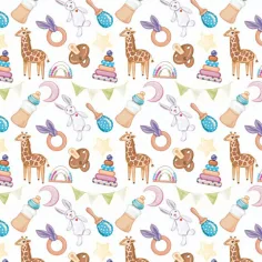 ¡Bienvenido! papel de regalo unisex para bebés 100x70cm