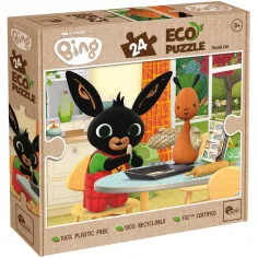 Bing y Flop horneando galletas rompecabezas Eco de 24 piezas 70x50cm - Lisciani
