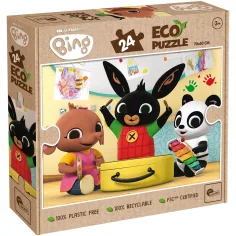 Bing y sus amigos tocan música rompecabezas Eco de 24 piezas 70x50cm - Lisciani