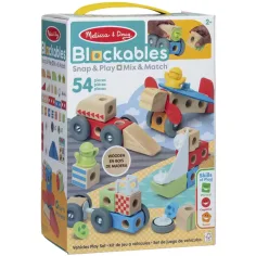 Blockables: Vehículos juego de construcción de madera - Melissa & Doug