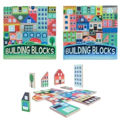 Bloques de Construcción: Ciudad - Set de bloques de madera