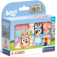 Bluey 6 piezas de cubos de cuentos - Clementoni
