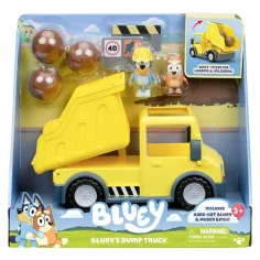 Bluey: Camión de volteo con figuras