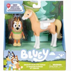 Coche de Bluey con figura de Chilli