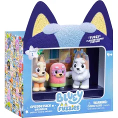 Bluey Fuzzies Episodio set de 3 piezas - Abuelos