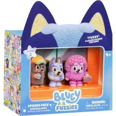 Bluey Fuzzies Episodio set de 3 piezas - Tierra de Sombras