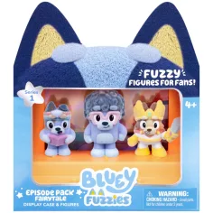 imagen de Bluey Fuzzies set de 3 piezas - Cuento de hadas 1