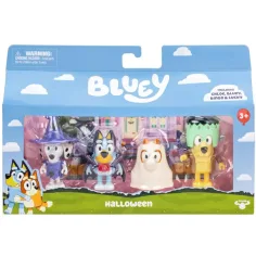 Bluey: Halloween set de figuras de 4 piezas