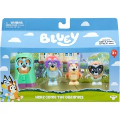 Bluey: Set de juego de abuelas de 4 piezas