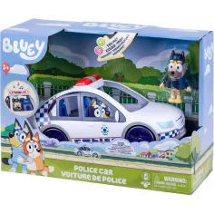Bluey: Set de juego de coche de policía con figura
