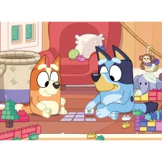 imagen de Bluey y sus amigos 2 en 1 rompecabezas maxi de 4x48 piezas y libro para colorear 35x25cm - Lisciani 3