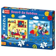 Bogyó y Babóca Puzzle del Pez Arcoíris de 12 y 20 piezas