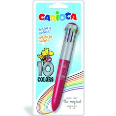 Bolígrafo con 10 colores en varias versiones 1ud - Carioca