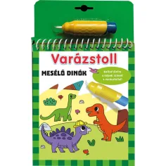 Bolígrafo mágico: Dinosaurios narradores libro para colorear