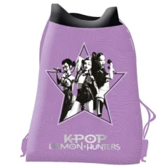 Bolsa de deporte lila de K-Pop Cazadores de Demonios