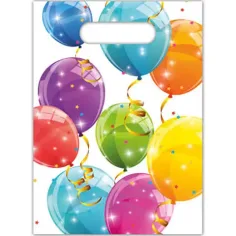 Bolsa de fiesta de globos brillantes set de 6 unidades