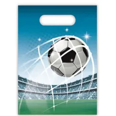 Bolsa de regalo con estampado de fútbol set de 6 piezas