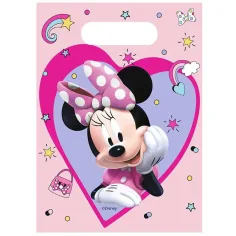 Bolsa de regalo con estampado de Minnie Mouse set de 6 unidades