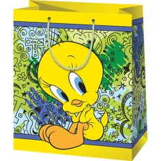 Bolsa de regalo exclusiva grande con diseño de Pío 26x14x33cm