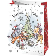 Bolsa de regalo gigante de Navidad de Winnie the Pooh 40x56x20cm