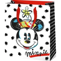 Bolsa de regalo retro normal Minnie Mouse 11x15x6cm