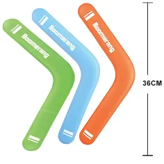 imagen de Boomerang: Boomerang de varios colores 36cm 1ud 2
