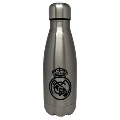 Botella de acero inoxidable Real Madrid en color plateado 550ml