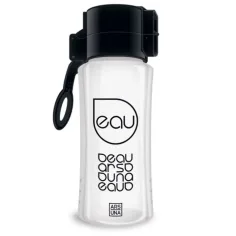 Botella negra transparente 450ml