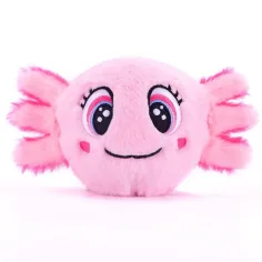Bouncibles: Pelota de peluche rebotante - Bubbles, el axolote rosa