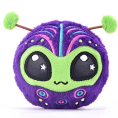 Bouncibles: Pelota de peluche rebotante - Zoggo, el marciano morado
