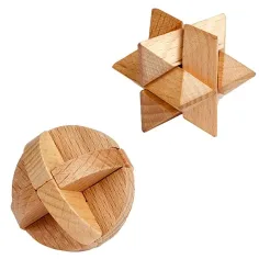 imagen de Brain Quest rompecabezas de madera en varias versiones 1ud 5