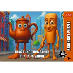 Brainrot: Tung Tung Tung Sahur I Ta Ta Ta Sahur rompecabezas de 200 piezas