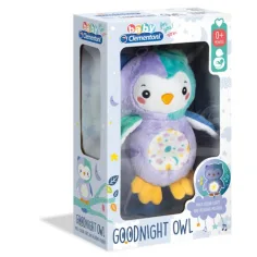 Búho bebé de peluche con luz - Clementoni