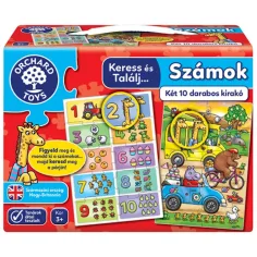 Busca y encuentra... Números 2x10 piezas de rompecabezas educativo