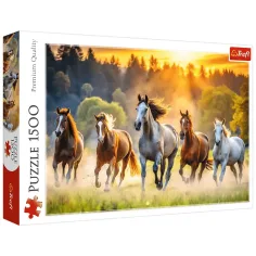 Caballos salvajes puzzle de 1500 piezas - Trefl