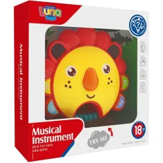 Cabeza de león musical con luz y sonido