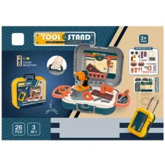 Caja de herramientas 3 en 1 con accesorios