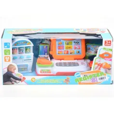 Caja registradora para niños con máquina expendedora