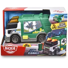 Camión de basura urbano con luz y sonido 15cm - Dickie Toys