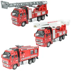 Camión de bomberos: Camión de bomberos de ruedas de impulso en varias versiones 19cm