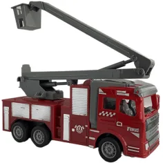 imagen de Camión de bomberos con cesta elevadora RC a escala 1/30 de 22 cm 2