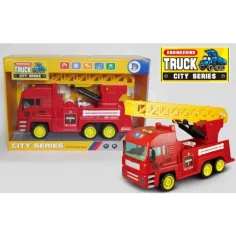 Camión de bomberos con luz de 37 cm