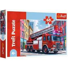 Camión de bomberos rompecabezas de 60 piezas - Trefl