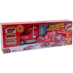 Camión de bomberos transformable portátil