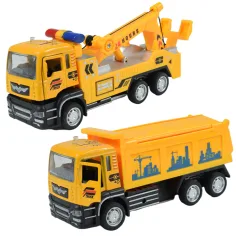 Camión de Ciudad: Camión de construcción de tracción trasera en dos versiones de 14cm