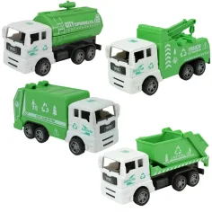 Camión de Ciudad: Camión de Recolección de Basura en varias versiones 12cm